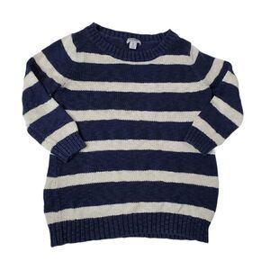 Old Navy Chunky Slub Knit Striped Sweater